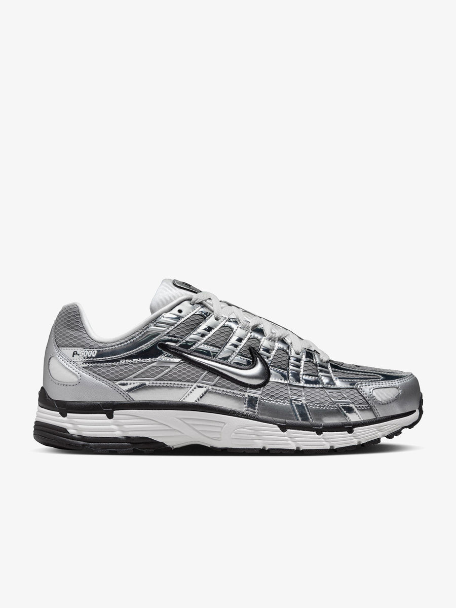 NIKE Men's P-6000 CN0149-001 Silver Sneakers