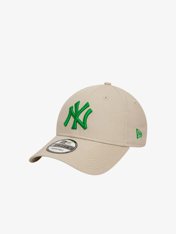 NEW ERA Cappello 9FORTY New York Yankees League Essential 60503376 cotone beige