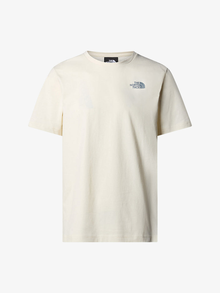 THE NORTH FACE T-shirt S/S REDBOX TEE 87NP uomo cotone bianco