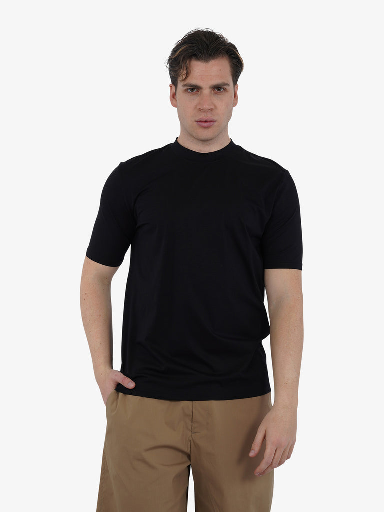 YES LONDON T-shirt girocollo XM4090 uomo cotone nero