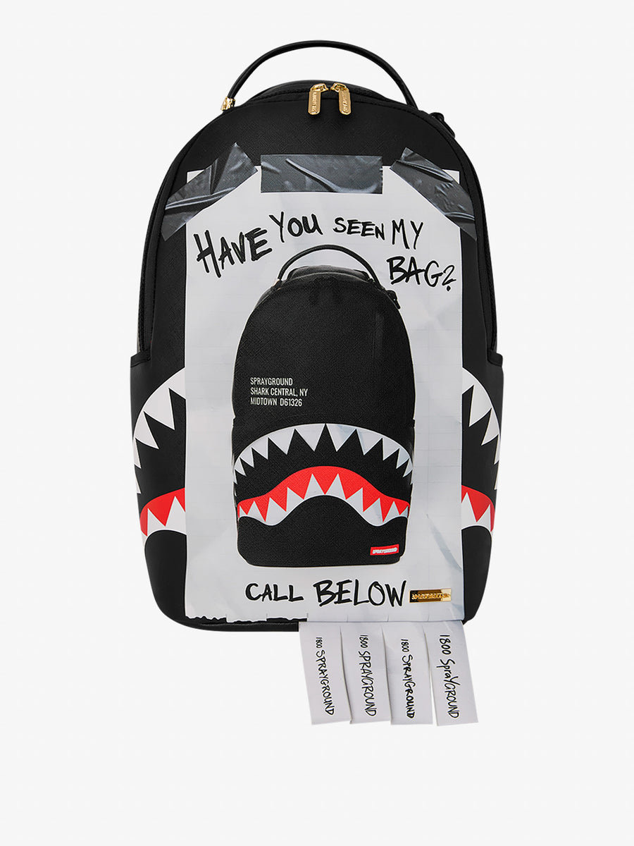 SPRAYGROUND backpack missing bag flyer dlxsv 910b8735nsz pvc gray