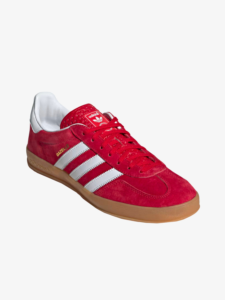 ADIDAS Sneakers GAZELLE INDOOR H06261 unisex rosso scarlatto/bianco