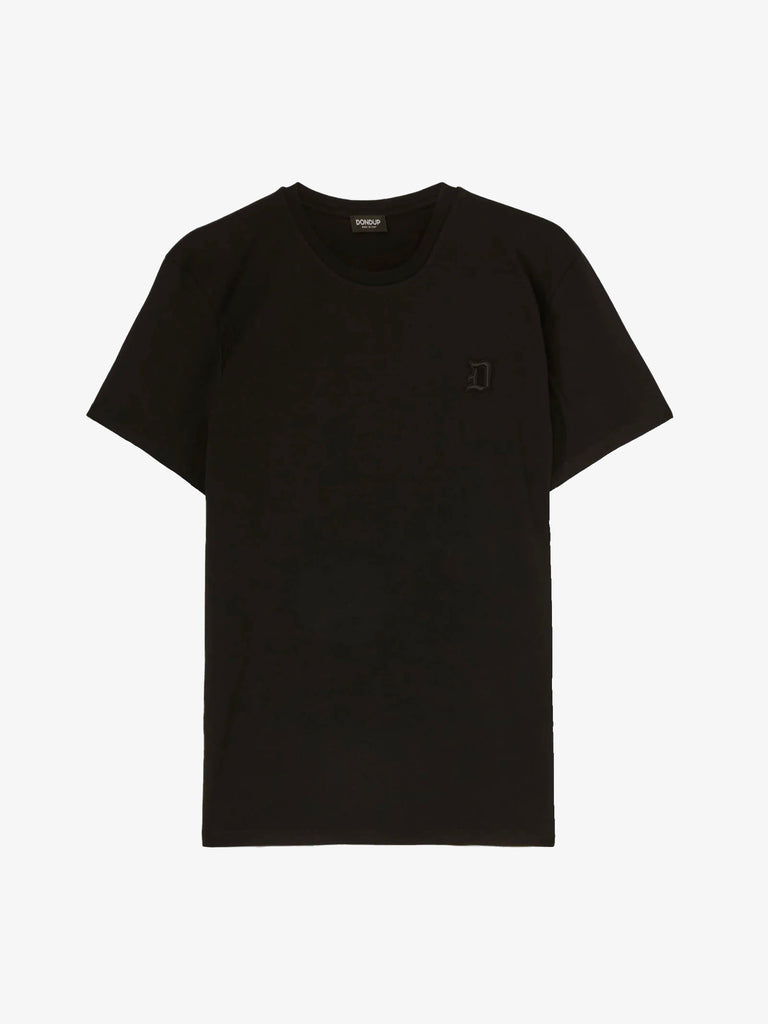 DONDUP T-shirt in cotone uomo nera