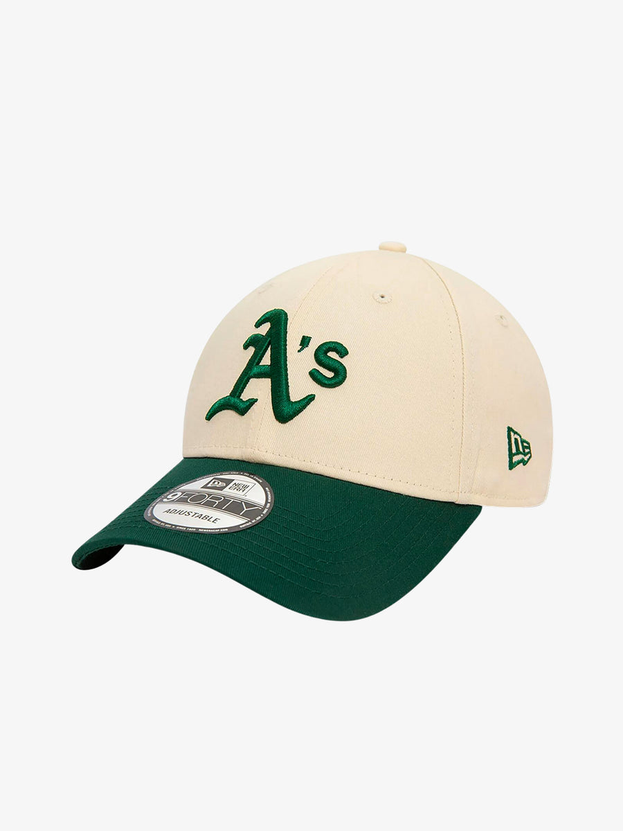 NEW ERA 9FORTY Oakland Athletics World Series Patch Green Hat