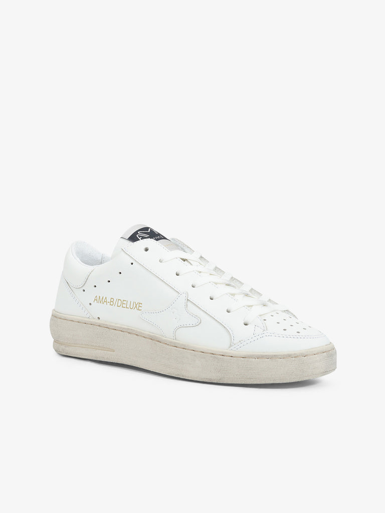 AMA BRAND Sneakers 2765 donna in pelle bianco