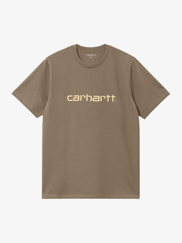 CARHARTT WIP T-shirt S/S Script I031047_24E_XX uomo cotone marrone