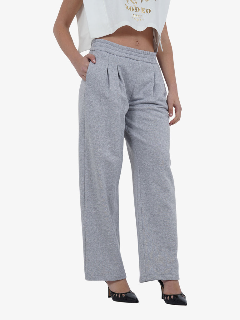 HAVE ONE Pantalone PMA-L140 donna cotone grigio