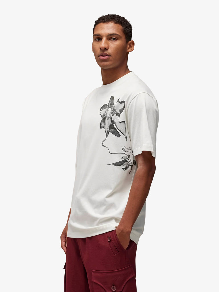 Y-3 T-Shirt a maniche corte Graphic 1 IV7737 unisex bianco