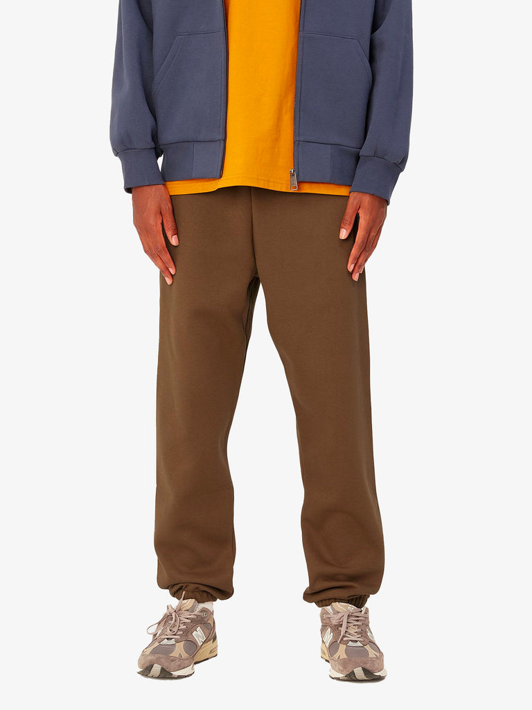 CARHARTT WIP Joggers I028284_1R0_XX Chase uomo in cotone marrone