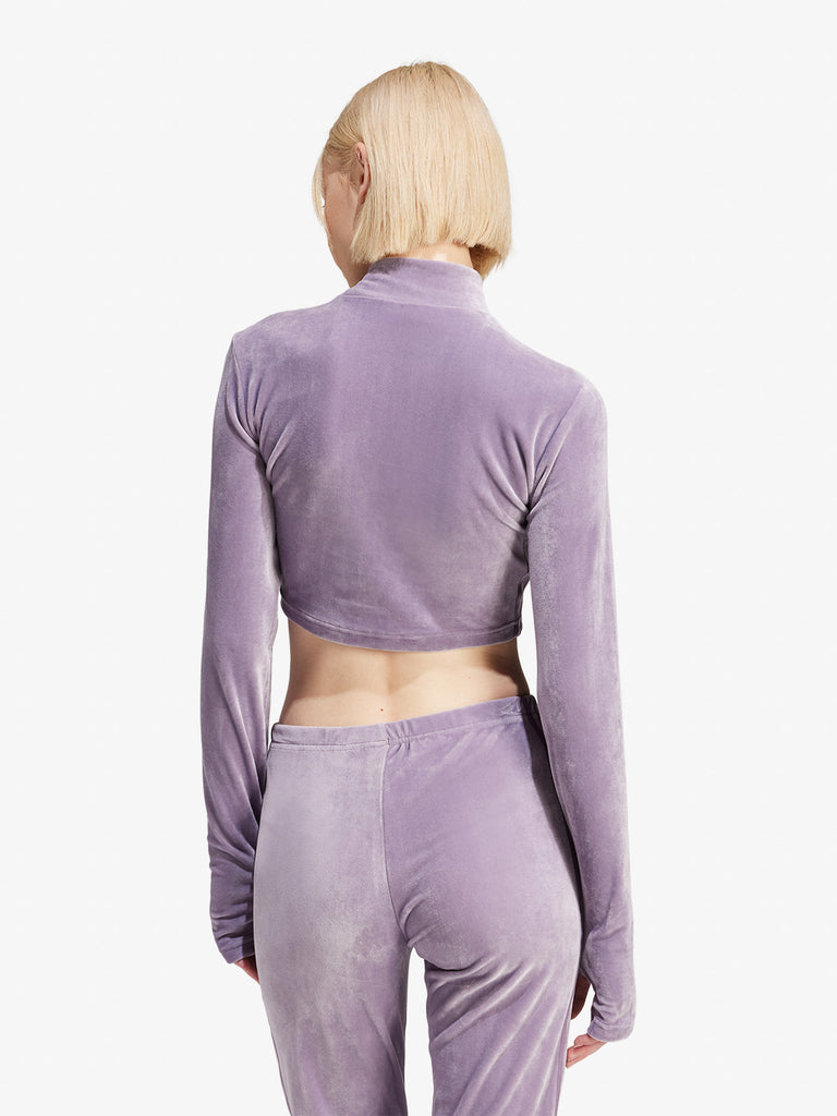 ADIDAS Maglia a maniche lunghe Velvet IS4654 donna viola