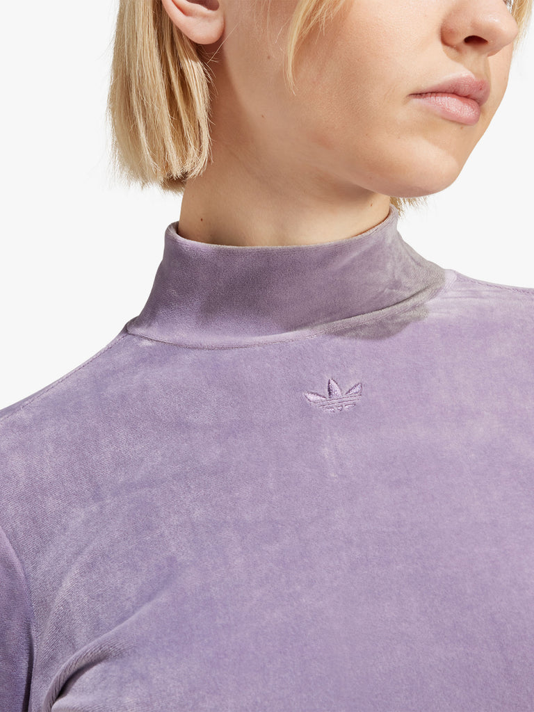 ADIDAS Maglia a maniche lunghe Velvet IS4654 donna viola
