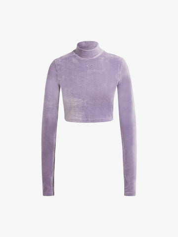 ADIDAS Maglia a maniche lunghe Velvet IS4654 donna viola