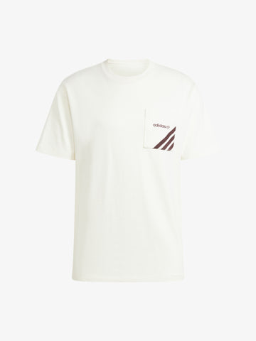 ADIDAS T-shirt Pocket Tee IW3250 uomo cotone bianco