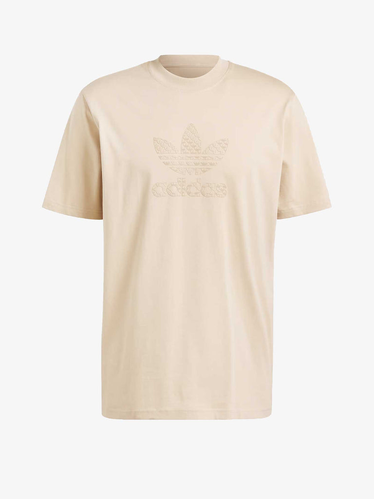 ADIDAS T-shirt mono IX6747 uomo cotone beige