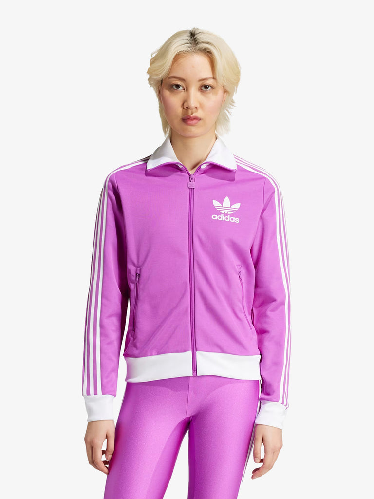 ADIDAS Felpa girocollo Beckenbauer IY2220 donna cotone viola