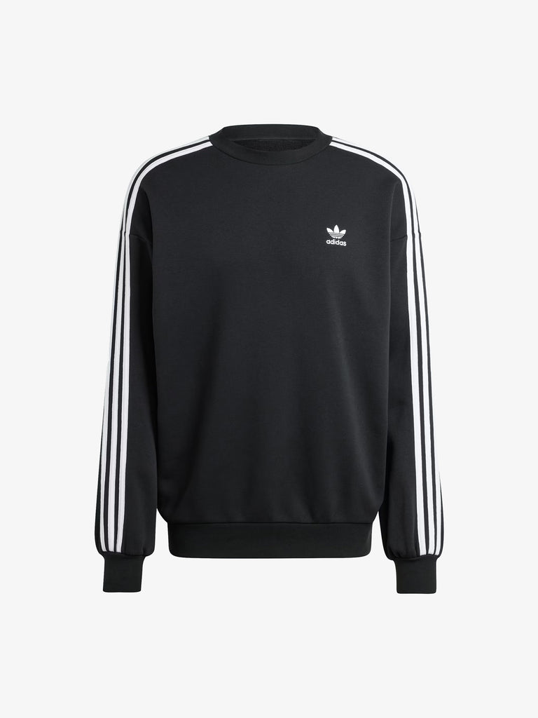 ADIDAS Adicolor Oversized Crew Neck Sweatshirt IZ1829 Men s Cotton Black Faraone