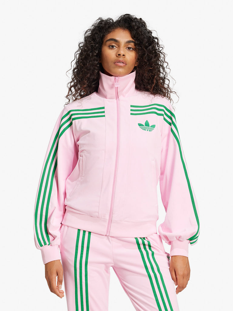 ADIDAS Felpa girocollo 70s Velour JN8284 donna rosa