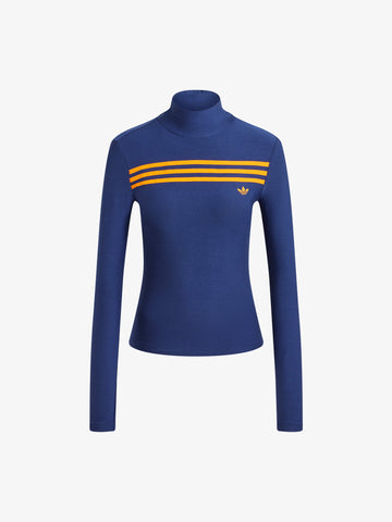 ADIDAS Maglia a maniche lunghe 3-Stripes 70s JN8315 donna blu