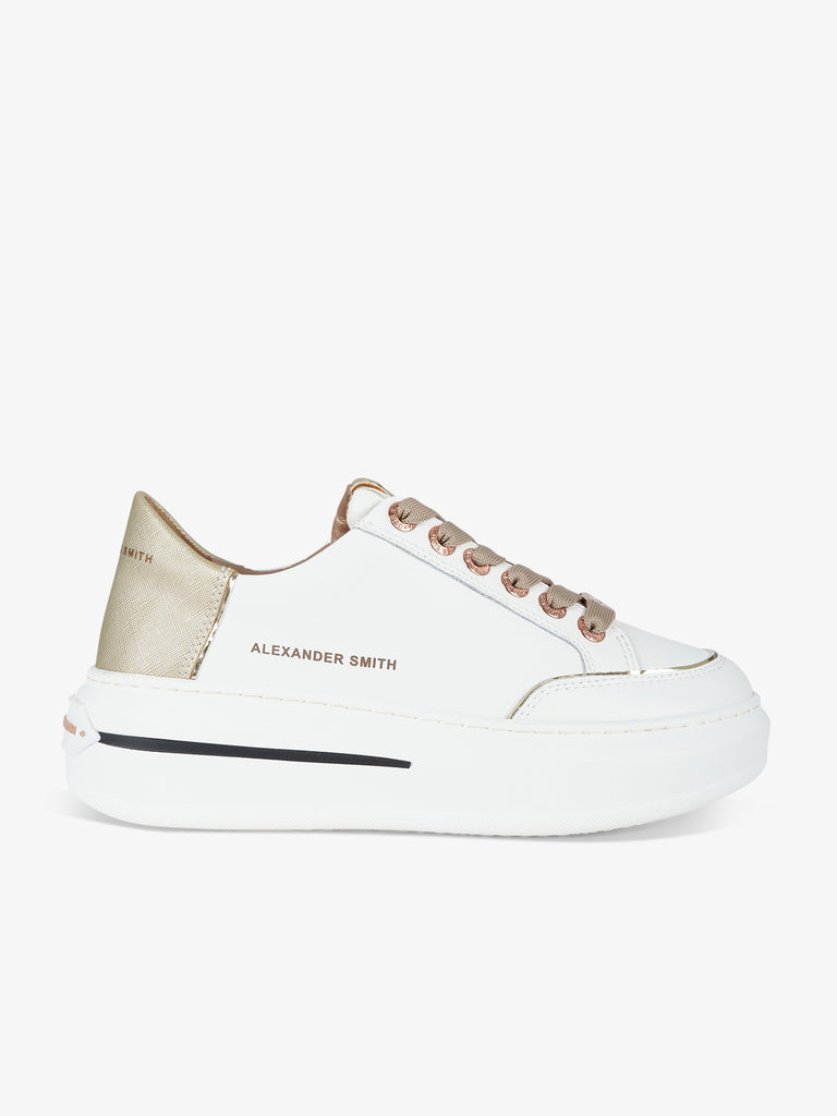 ALEXANDER SMITH Sneakers Lancaster ASBALSW1805 donna pelle bianco