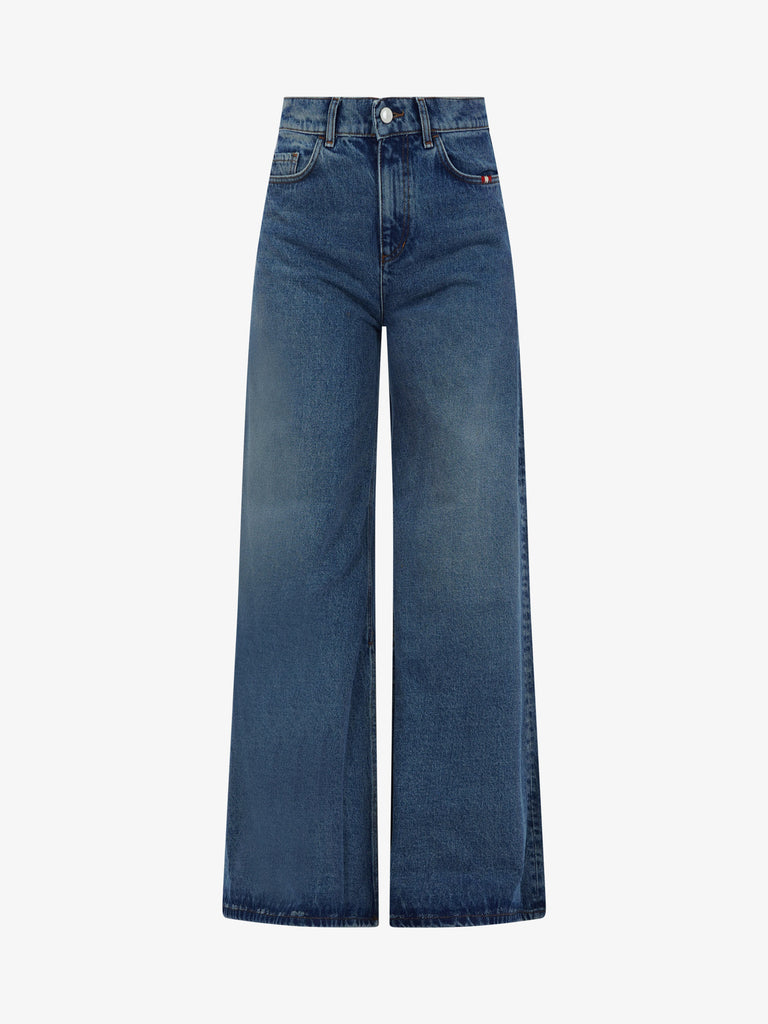 AMISH Jeans Colette split donna cotone denim