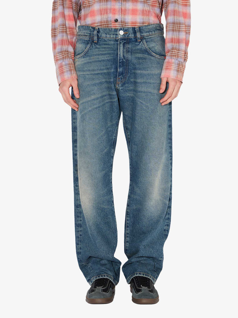 AMISH Jeans James Real AMU010D4352755 uomo cotone denim