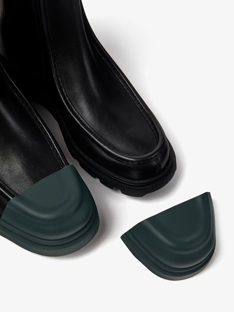 LA CARRIE Bolsos de hombro de cuero sintético para mujer Negro