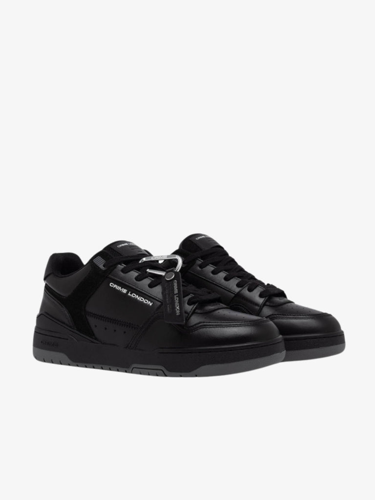 CRIME LONDON Sneakers Dribble 15401AA7 uomo pelle nero