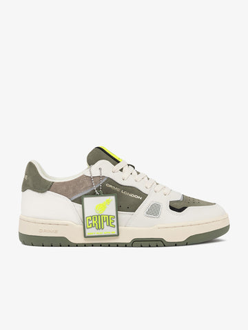 CRIME LONDON Sneakers Off Court Og 15450AA7 uomo pelle verde