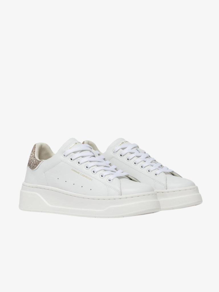 CRIME LONDON Sneakers Sonik 21800AA7 donna pelle bianco