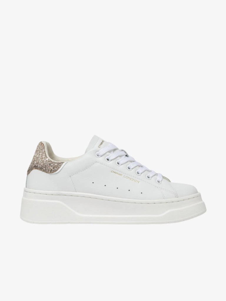 CRIME LONDON Sneakers Sonik 21800AA7 donna pelle bianco