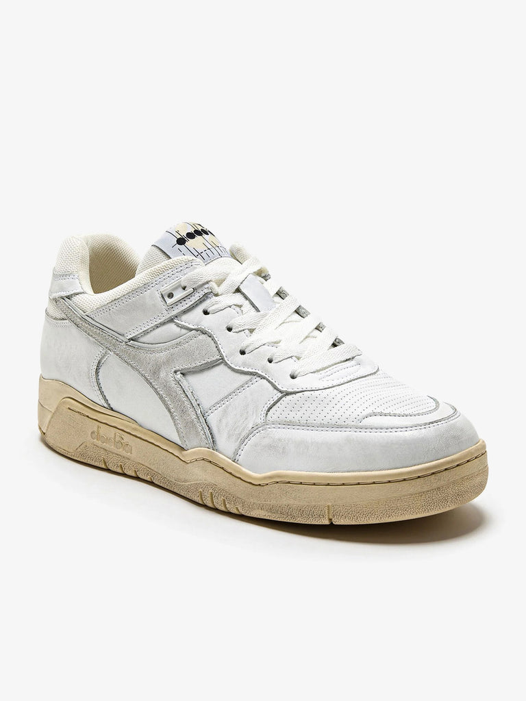 DIADORA Sneakers B.560 Used 201.180117_20006 uomo pelle bianco