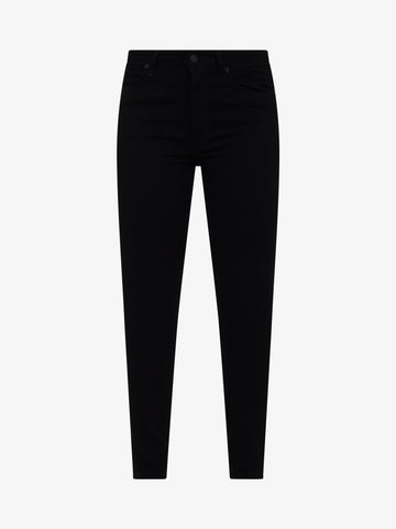 DONDUP Jeans Iris super skinny donna cotone nero