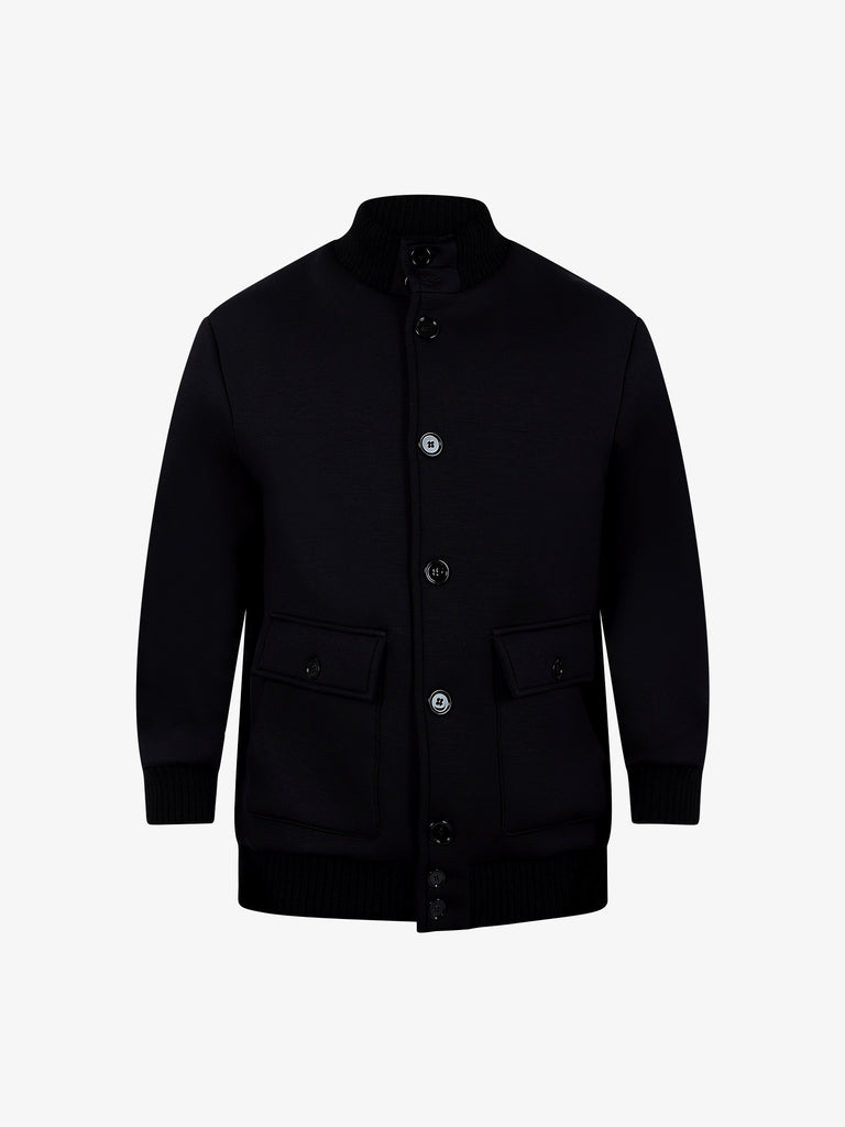 DONDUP Giubbotto bomber in neoprene uomo nero