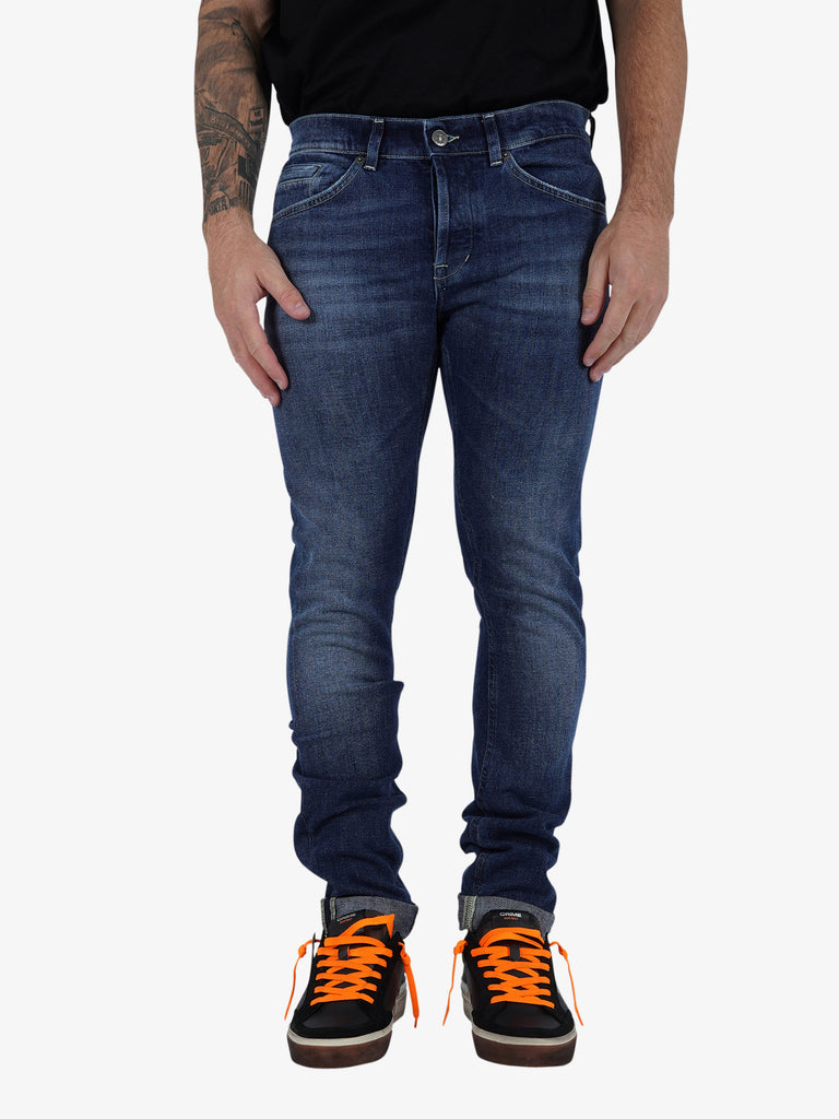 DONDUP Jeans George skinny in denim uomo blu