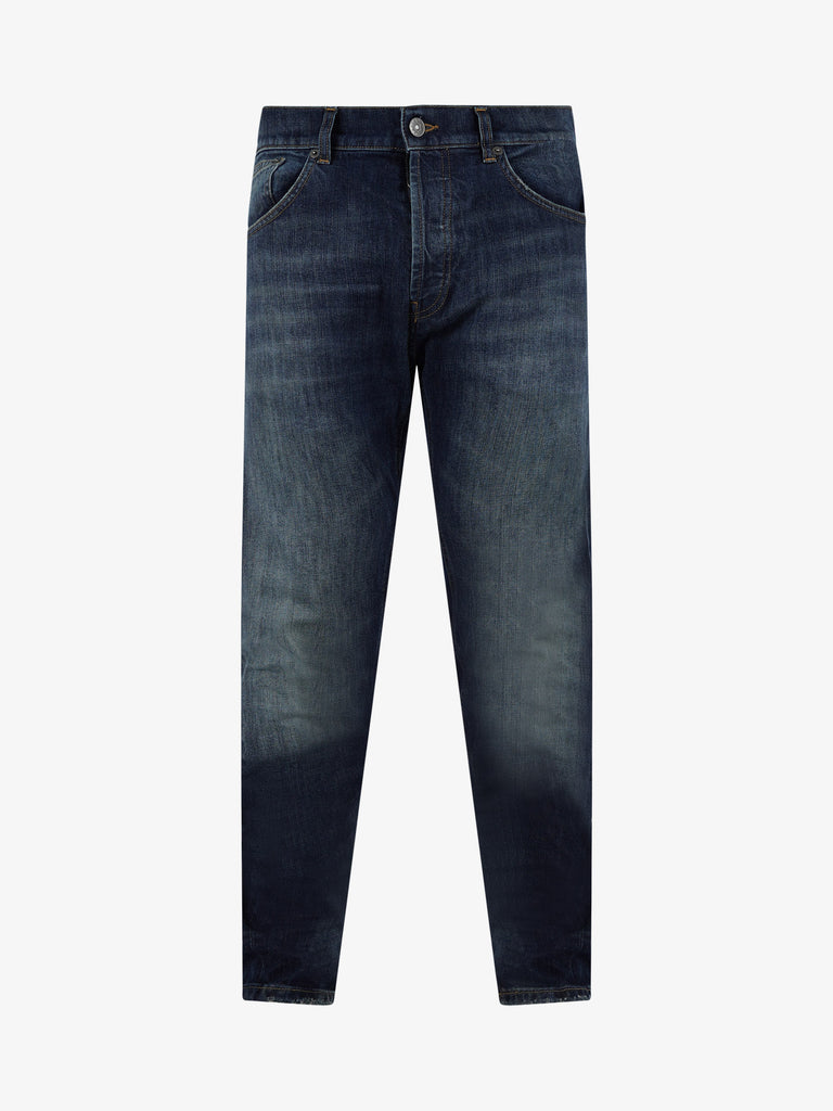 DONDUP Jeans Dian carrot in denim uomo blu