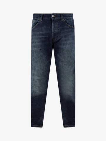 DONDUP Jeans Dian carrot in denim uomo blu