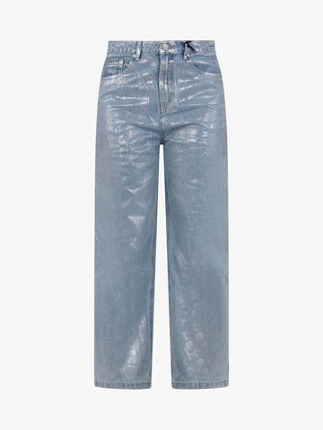 GLAMOROUS Jeans mom donna cotone azzurro