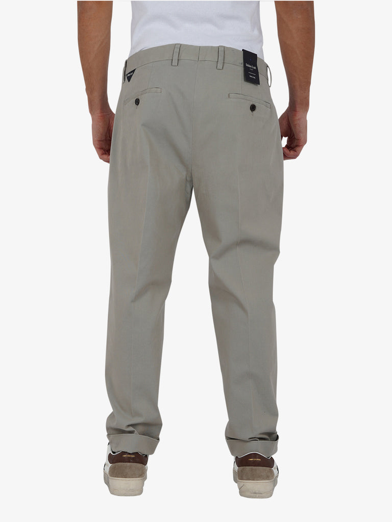 GOLDEN CRAFT Pantalone Alfio uomo cotone beige