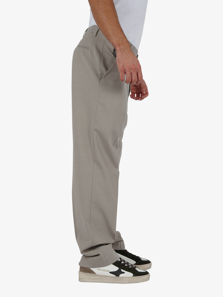 I'M BRIAN Pantalone a palazzo uomo beige