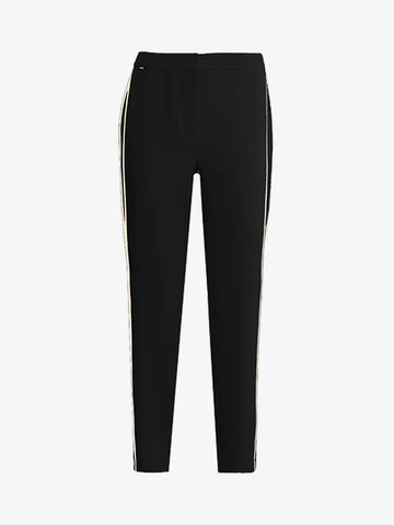 JIJIL Pantalone a gamba dritta JPI24PA022.0CP0055 donna nero