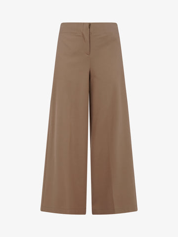 JIJIL Pantalone ampio donna viscosa marrone