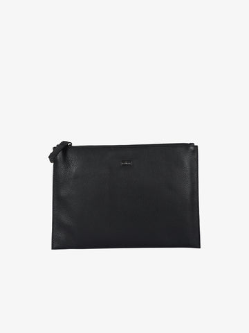 JOHN RICHMOND Pochette JR-B146 uomo pelle nero