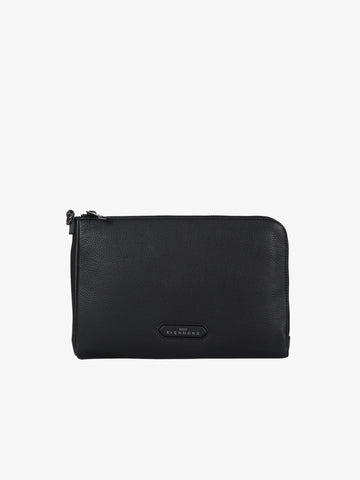 JOHN RICHMOND Pochette JR-B160 uomo pelle nero