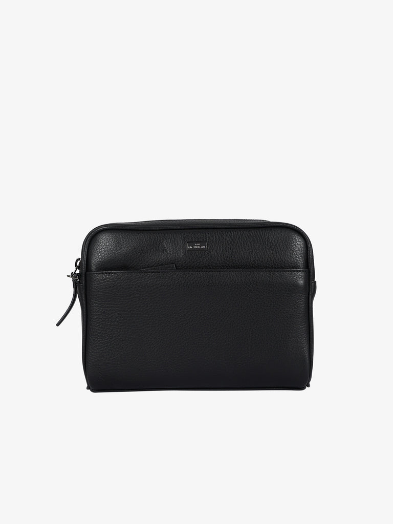 JOHN RICHMOND Pochette JR-B174 uomo pelle nero