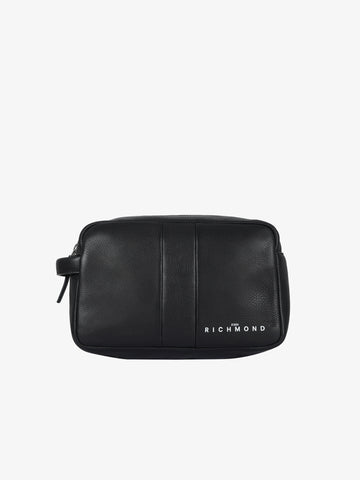 JOHN RICHMOND Pochette JR-B89 uomo pelle nero