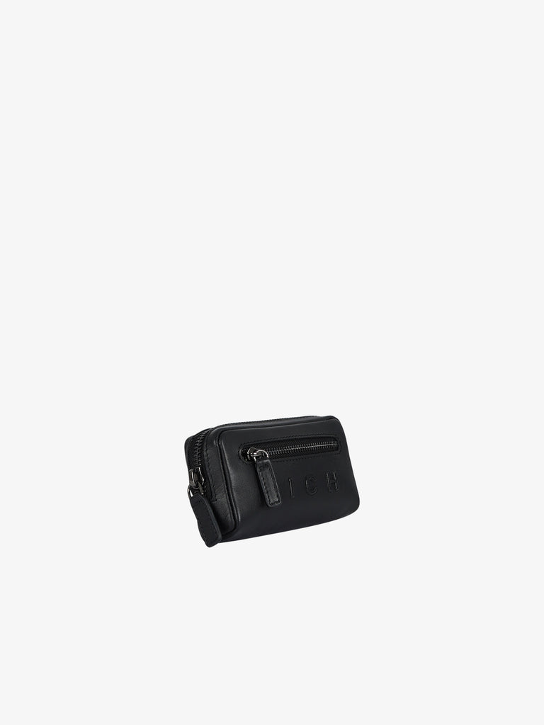 JOHN RICHMOND Pochette JR-W181 uomo pelle nero