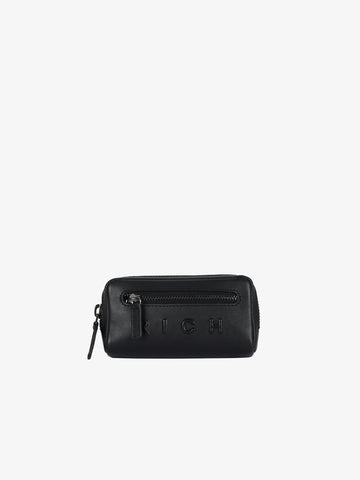 JOHN RICHMOND Pochette JR-W181 uomo pelle nero