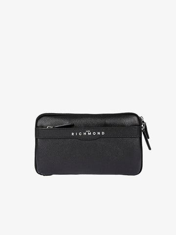 JOHN RICHMOND Pochette JR-W21 uomo pelle nero