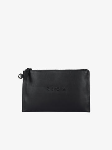 JOHN RICHMOND Pochette JR-W227 uomo pelle nero