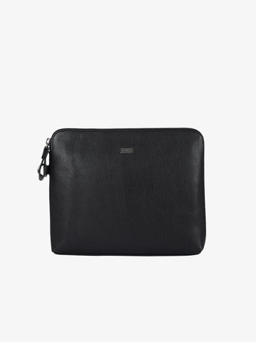 JOHN RICHMOND Pochette JR-W228 uomo pelle nero